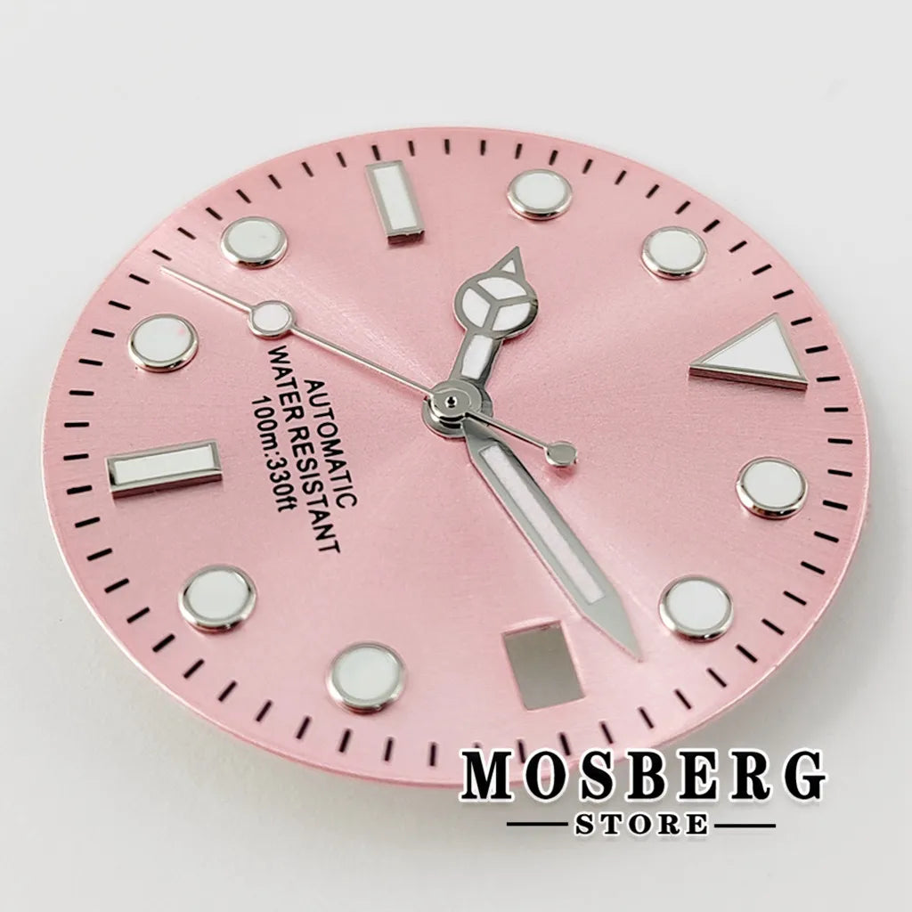 Dial Miuksi 29 mm Rosa para NH35 / NH36