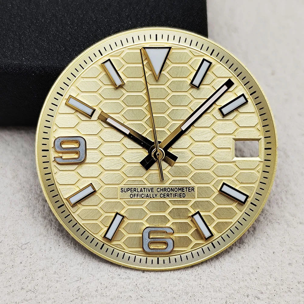 Dial 28.5mm patron Hexagonal para NH35