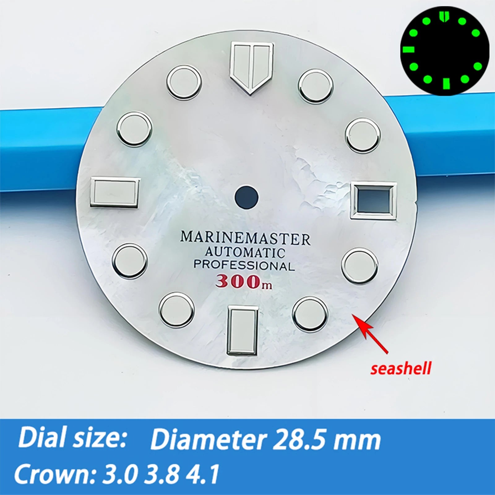 Dial 28.5 mm para NH36 Tortuga Simple