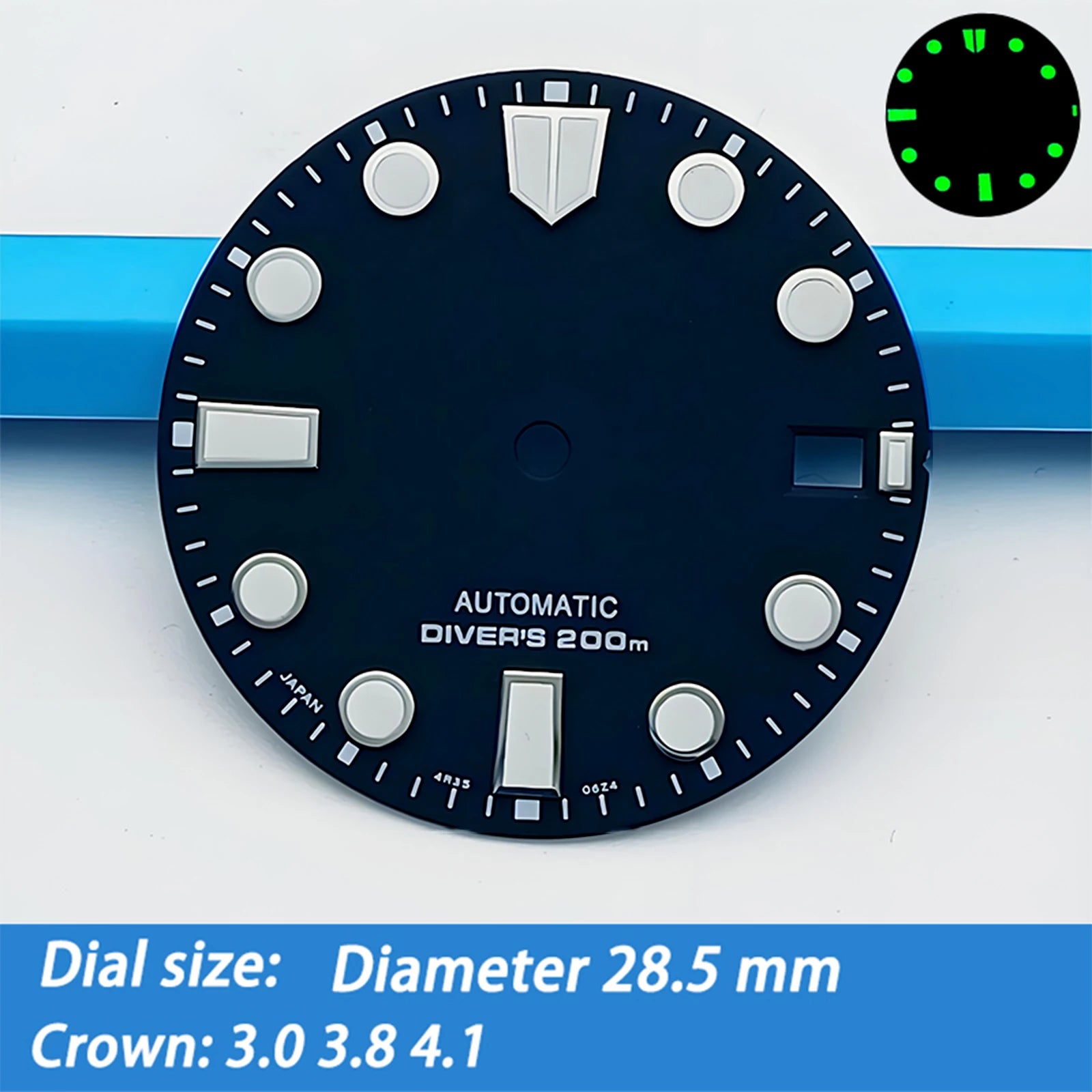 Dial 28.5 mm para NH36 Tortuga Simple