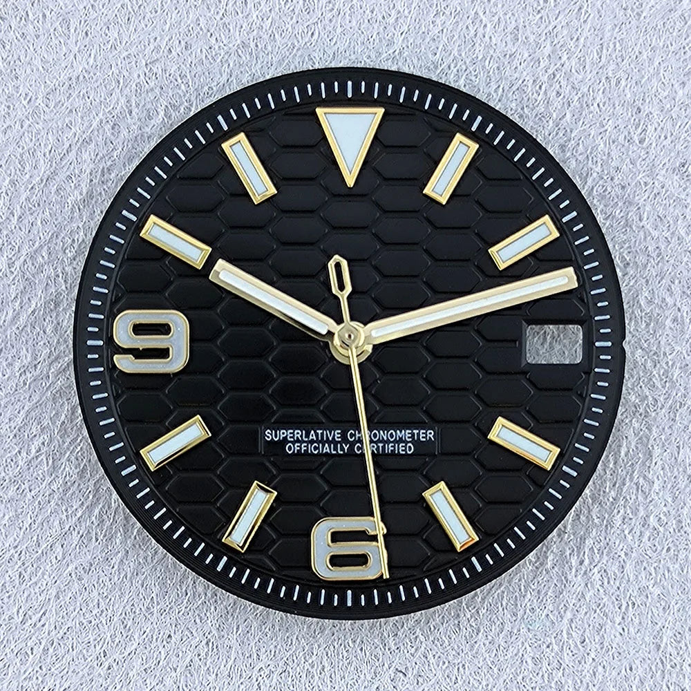 NH35 dial 28.5mm patrón hexagonal