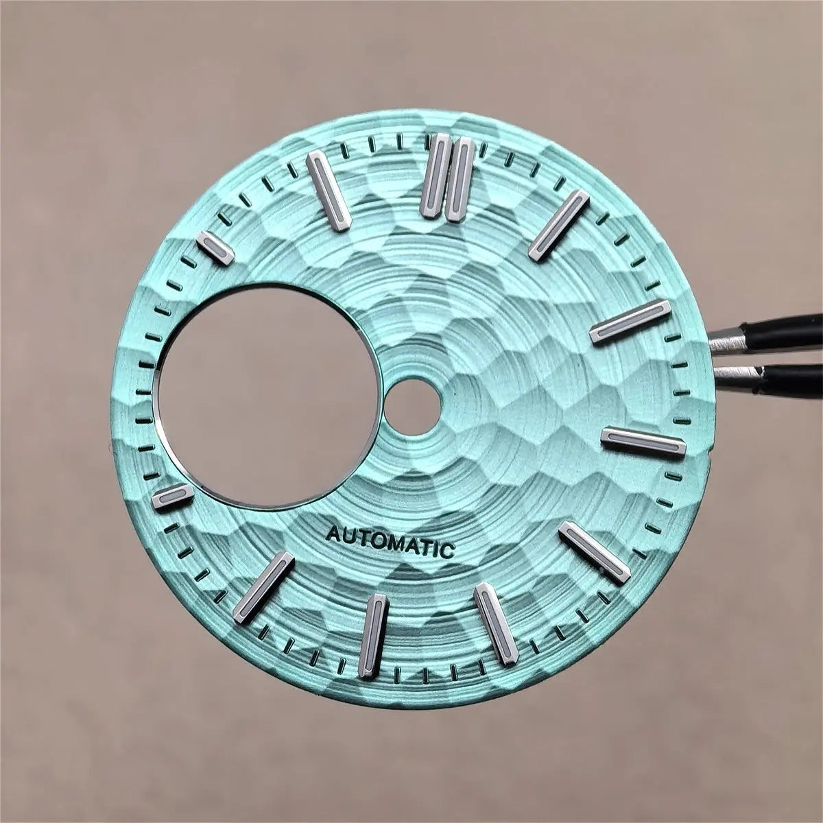 Esfera de 28,5 mm para NH38 con patrón de corazón abierto - Tick Happens