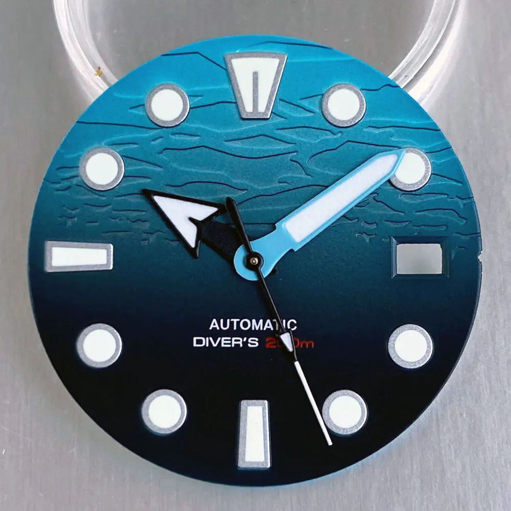 Dial y agujas 29mm para NH35 Marino