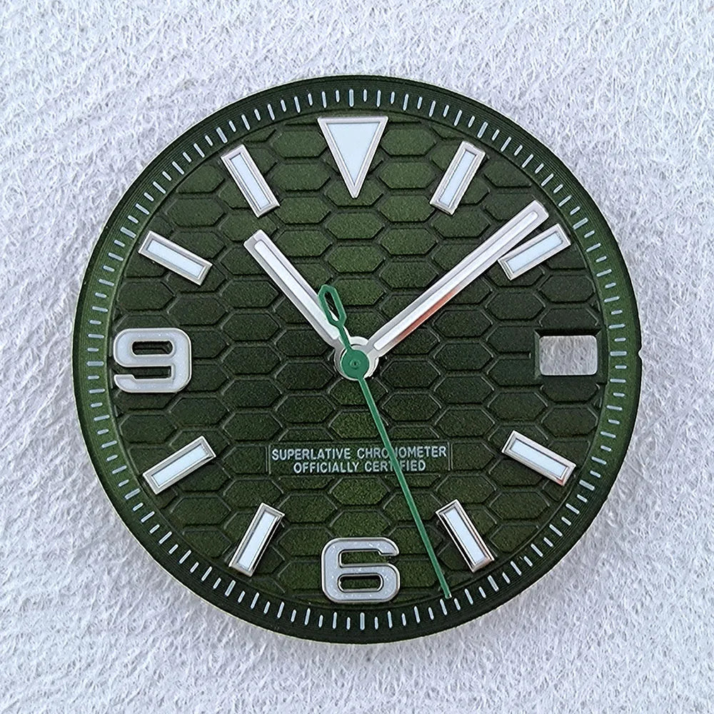 NH35 dial 28.5mm patrón hexagonal