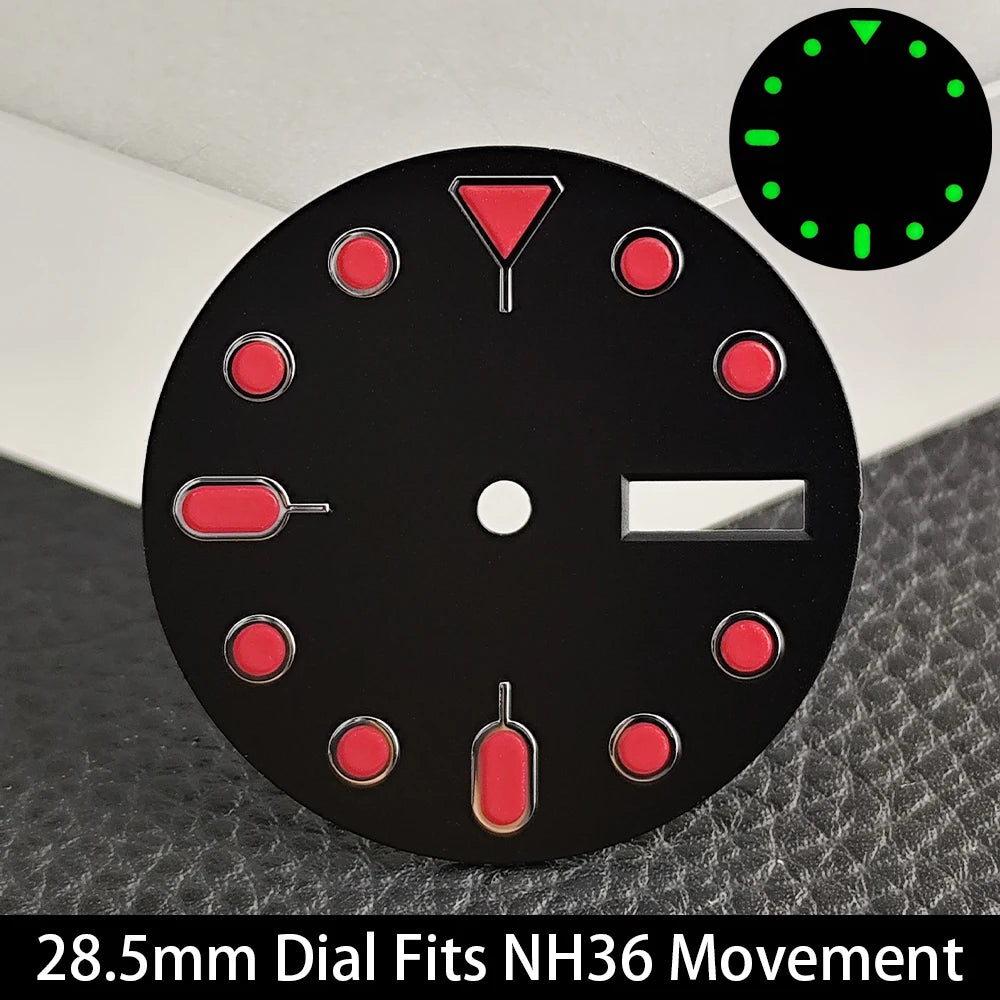 28.5mm NH35 Dial GMT Bizarre