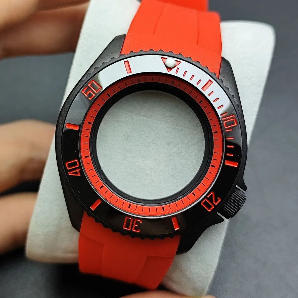 Caja Correa Goma Nh35 Diver Dial28.5mm
