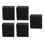 5 unidades de color negro mate