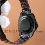 Kit estilo Yacht-master Negro para NH35