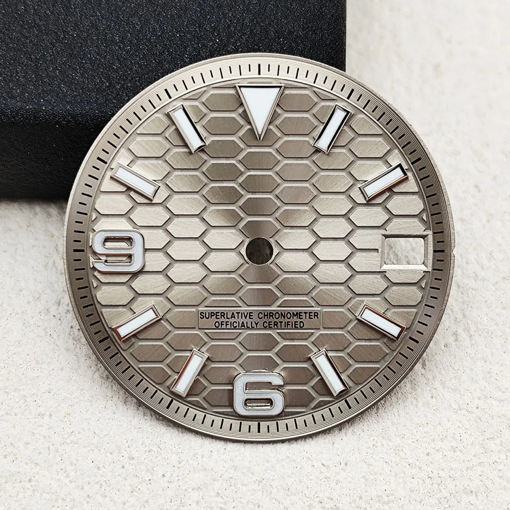 Dial 28.5mm patron Hexagonal para NH35