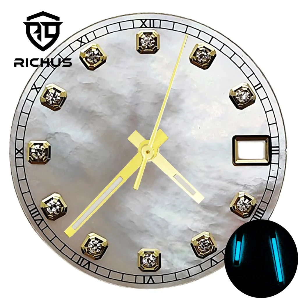 Dial 28.5mm iridisciente para NH35