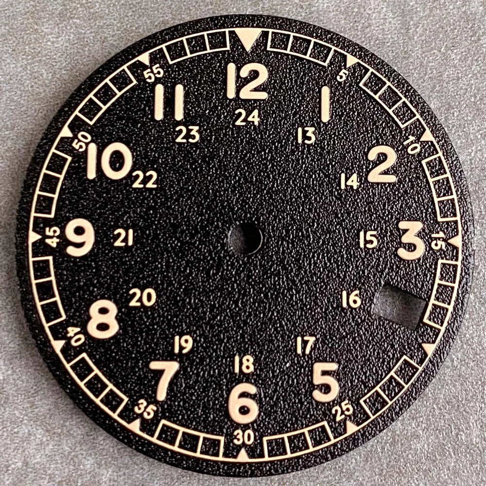 29MM NO LOGO Black White Peacock Blue Texture Watch Dial Fit NH35 NH36 DIY Watch Accessories Replacement