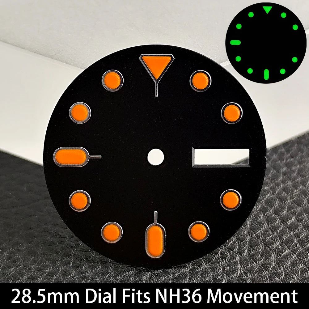 28.5mm NH35 Dial GMT Bizarre