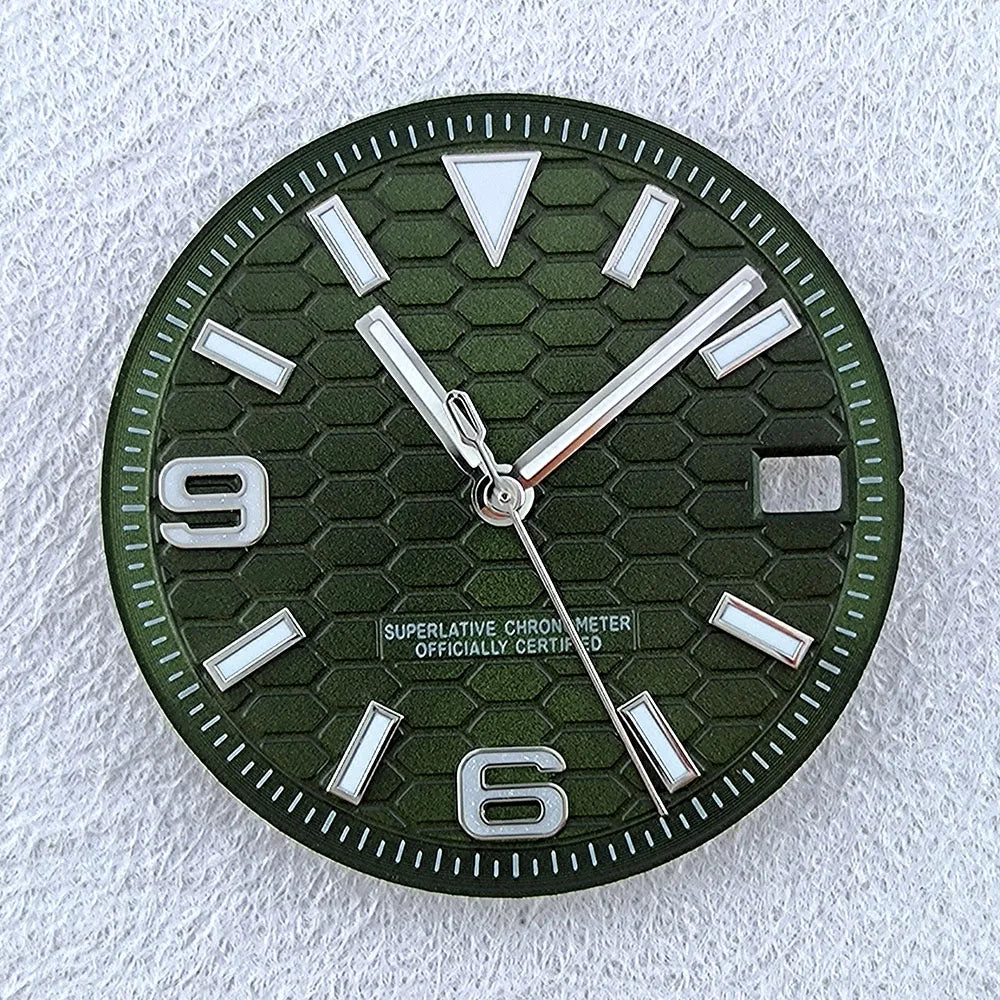 NH35 dial 28.5mm patrón hexagonal