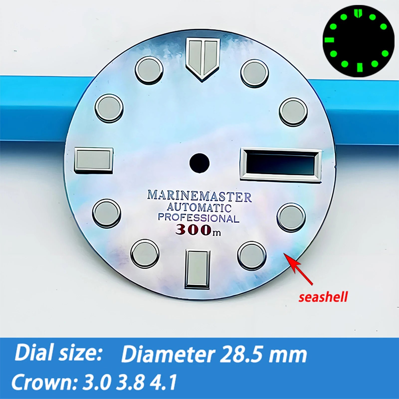Dial 28.5 mm para NH36 Tortuga Simple