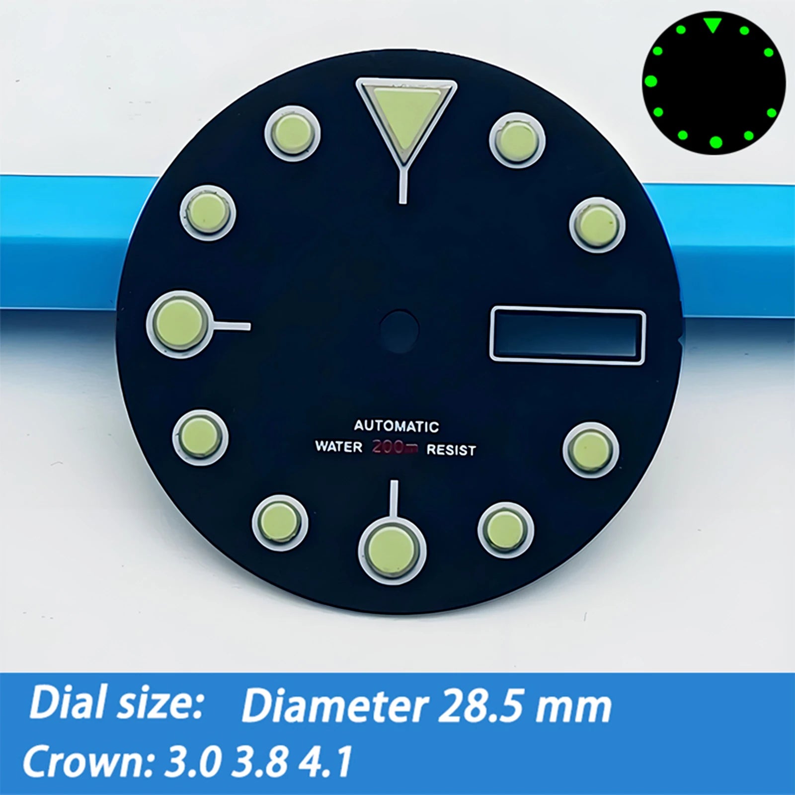 Dial 28.5 mm para NH36 Tortuga Simple
