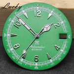 Green Silvery Dial and Hands / 28.5mm