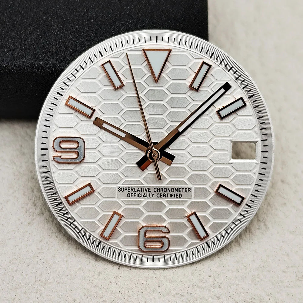 Dial 28.5mm patron Hexagonal para NH35