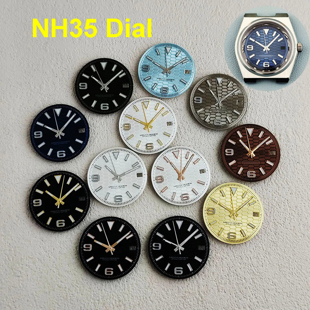 Dial 28.5mm patron Hexagonal para NH35