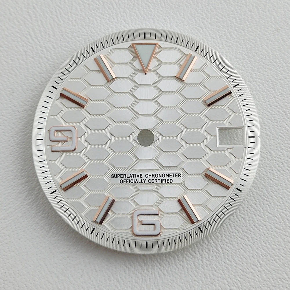 Dial 28.5mm patron Hexagonal para NH35