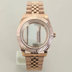 NO.6 Glass Back A / 36mm case NH35 NH36 / Metal