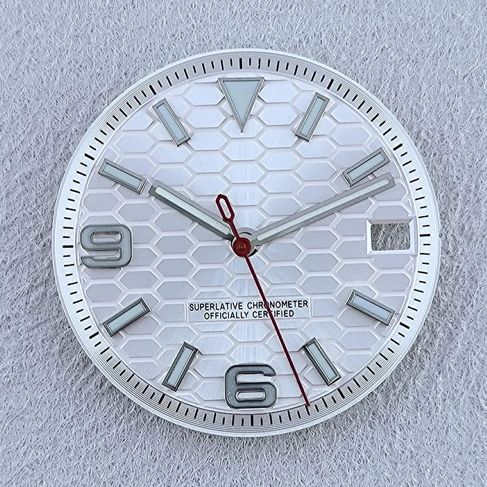 NH35 dial 28.5mm patrón hexagonal