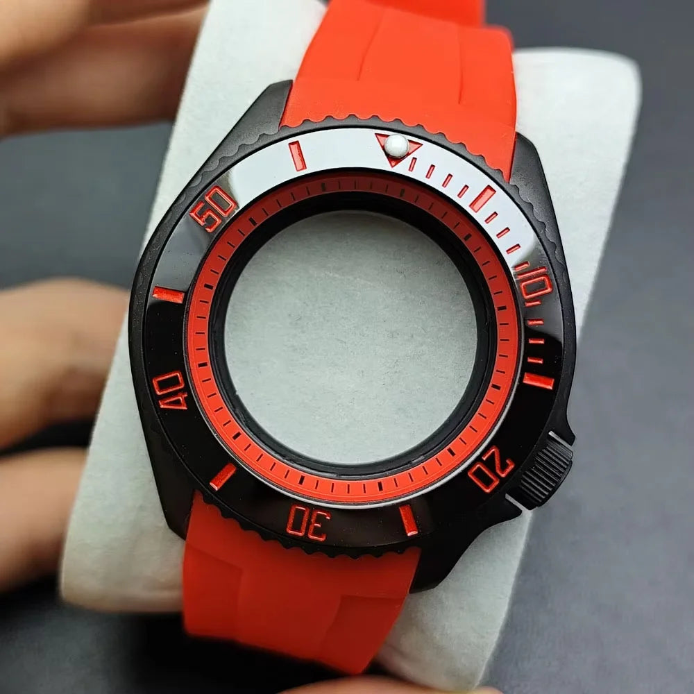 Caja Correa Goma Nh35 Diver Dial28.5mm