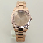 NO.24 Solid Back B / 36mm case NH35 NH36 / Metal