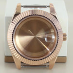 NO.55 Solid Back B / 36mm case NH35 NH36 / Metal
