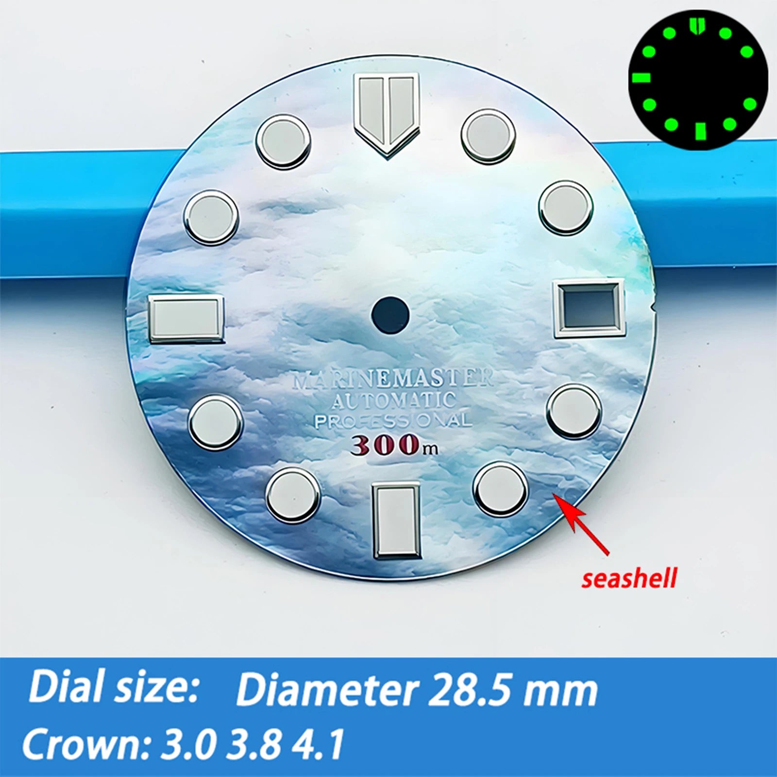 Dial 28.5 mm para NH36 Tortuga Simple