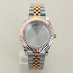 NO.19 Solid Back B / 36mm case NH35 NH36 / Metal