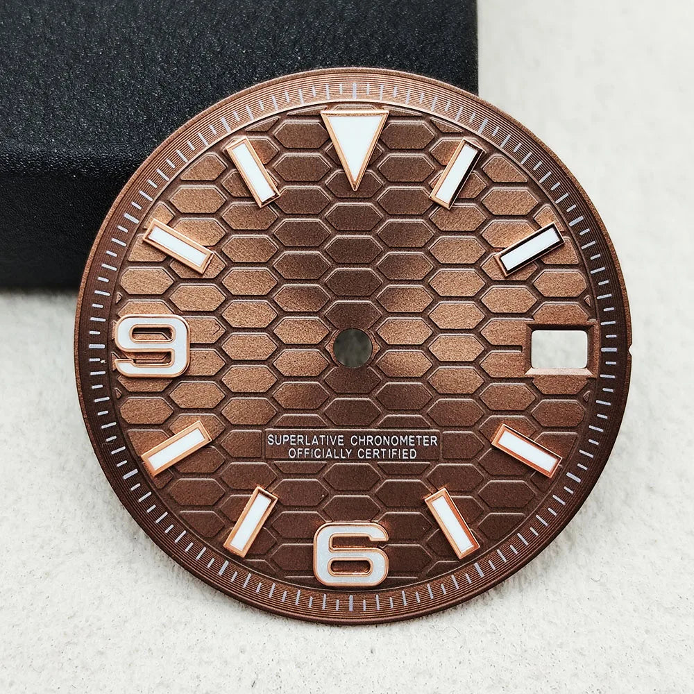 Dial 28.5mm patron Hexagonal para NH35