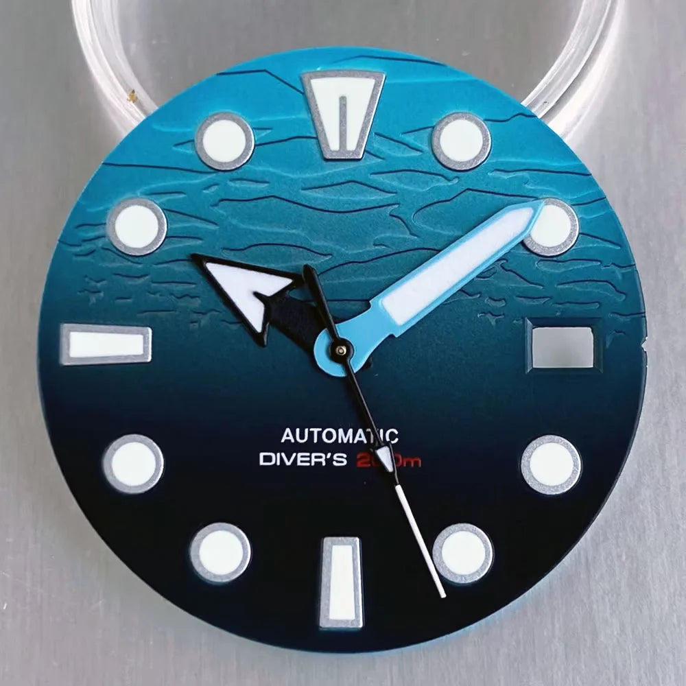 Dial y agujas 29mm para NH35 Marino