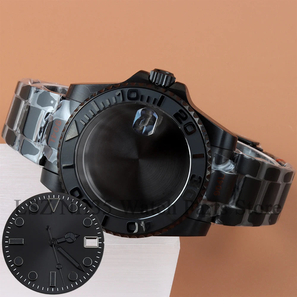 Kit estilo Yacht-master Negro para NH35