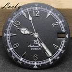 Silvery dial and hands / 28.5mm