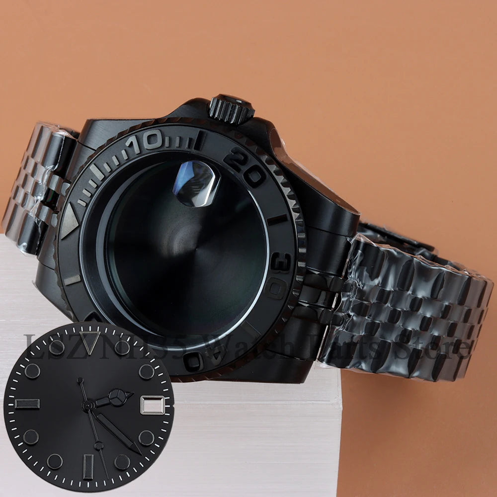 Kit estilo Yacht-master Negro para NH35