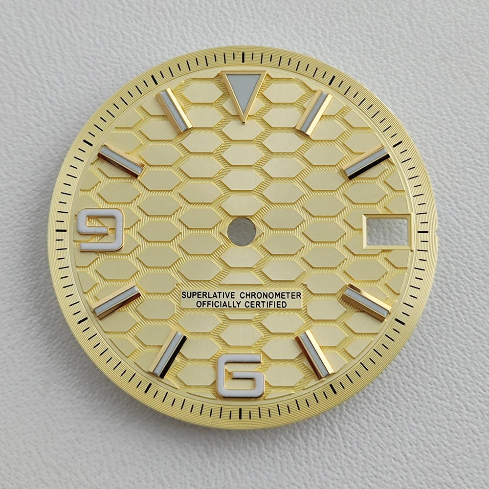 Dial 28.5mm patron Hexagonal para NH35