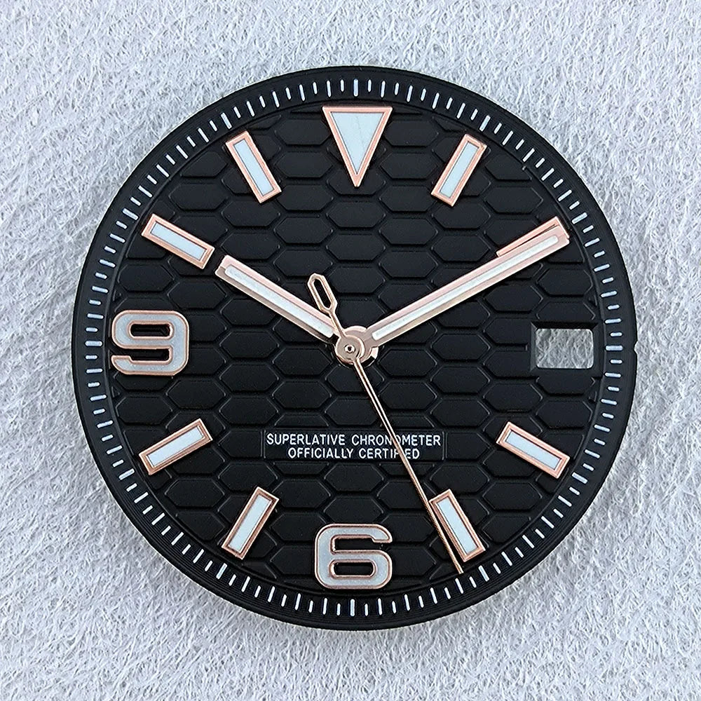 NH35 dial 28.5mm patrón hexagonal