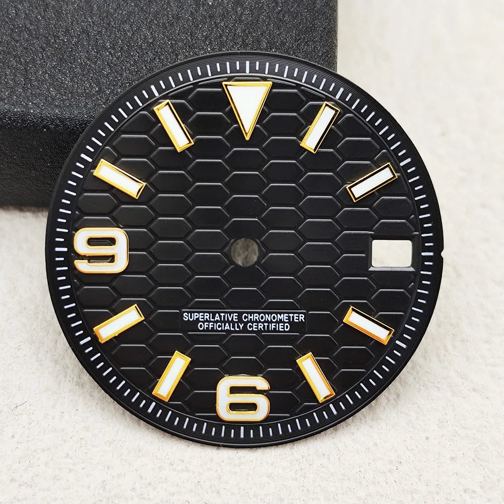 Dial 28.5mm patron Hexagonal para NH35