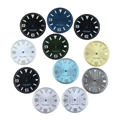 NH35 dial 28.5mm patrón hexagonal