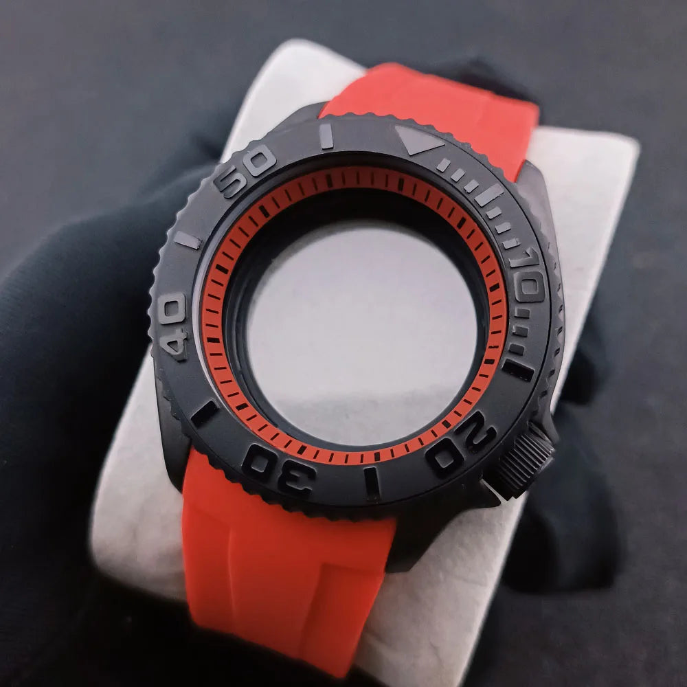 Caja Correa Goma Nh35 Diver Dial28.5mm