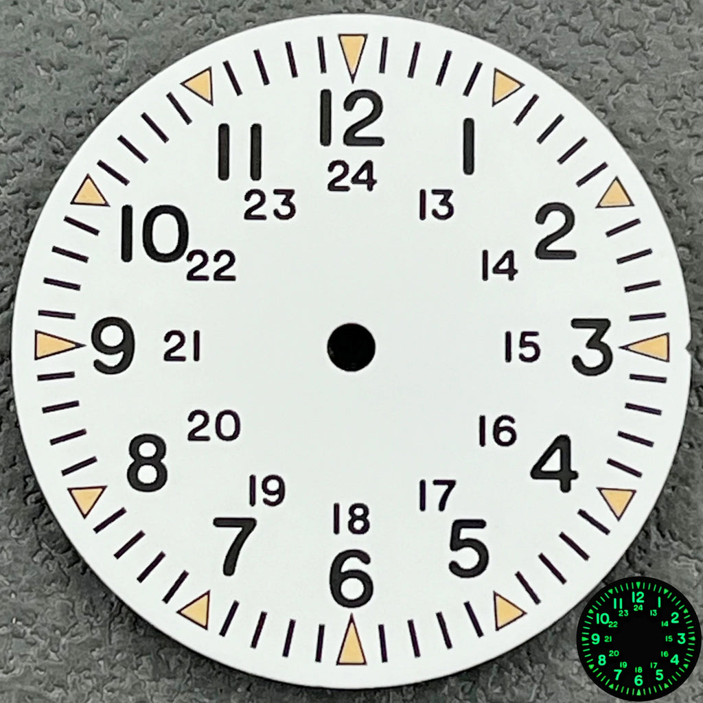 dial 29mm para nh35 y nh38 nocturna