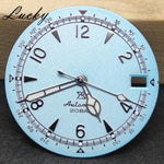Sky Blue dial and hands / 28.5mm