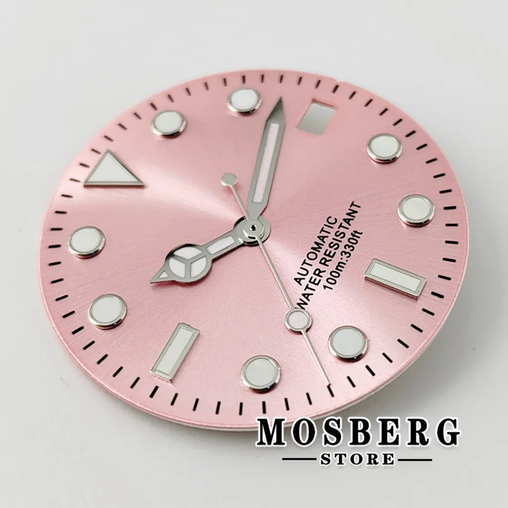 Dial Miuksi 29 mm Rosa para NH35 / NH36