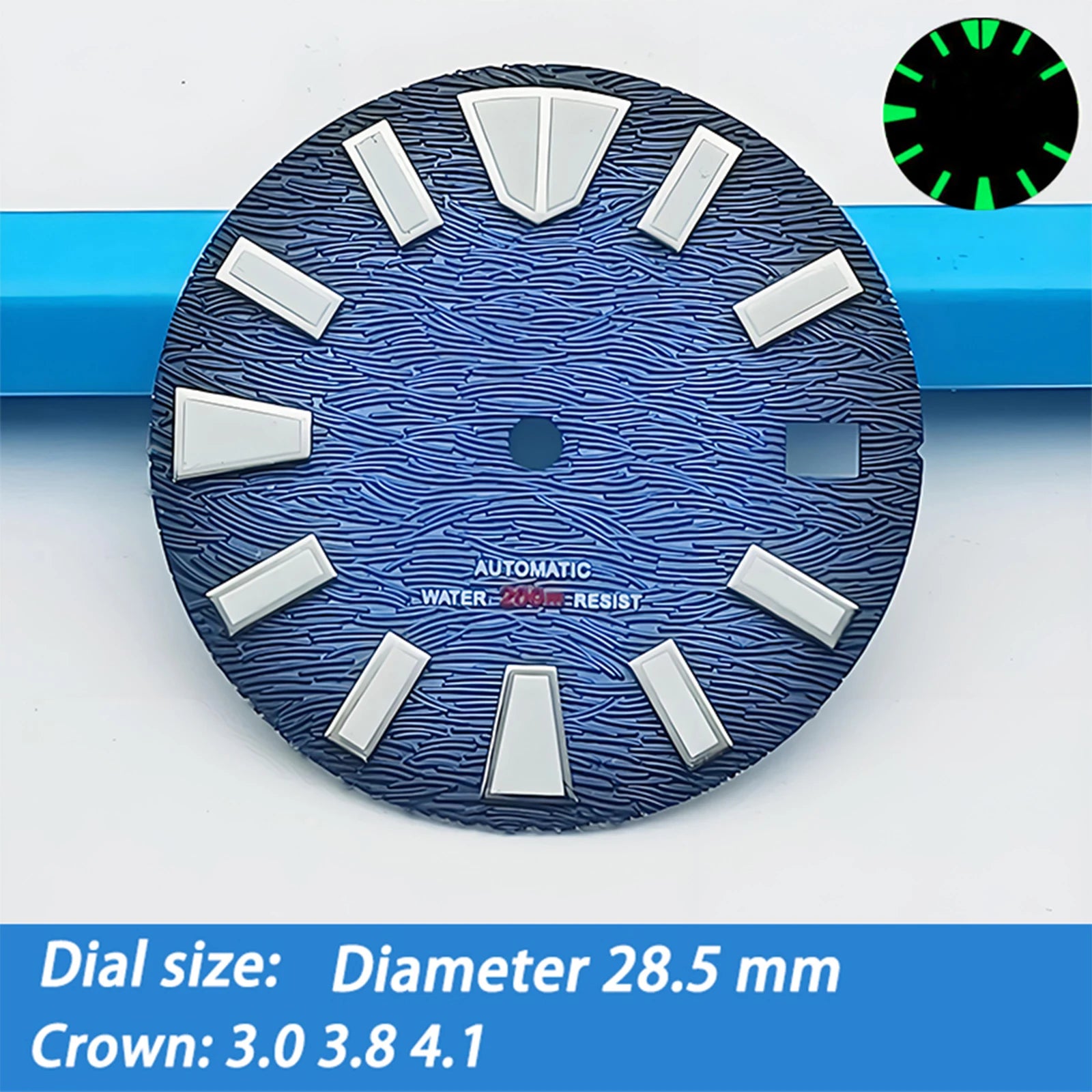 Dial 28.5 mm para NH36 Tortuga Simple