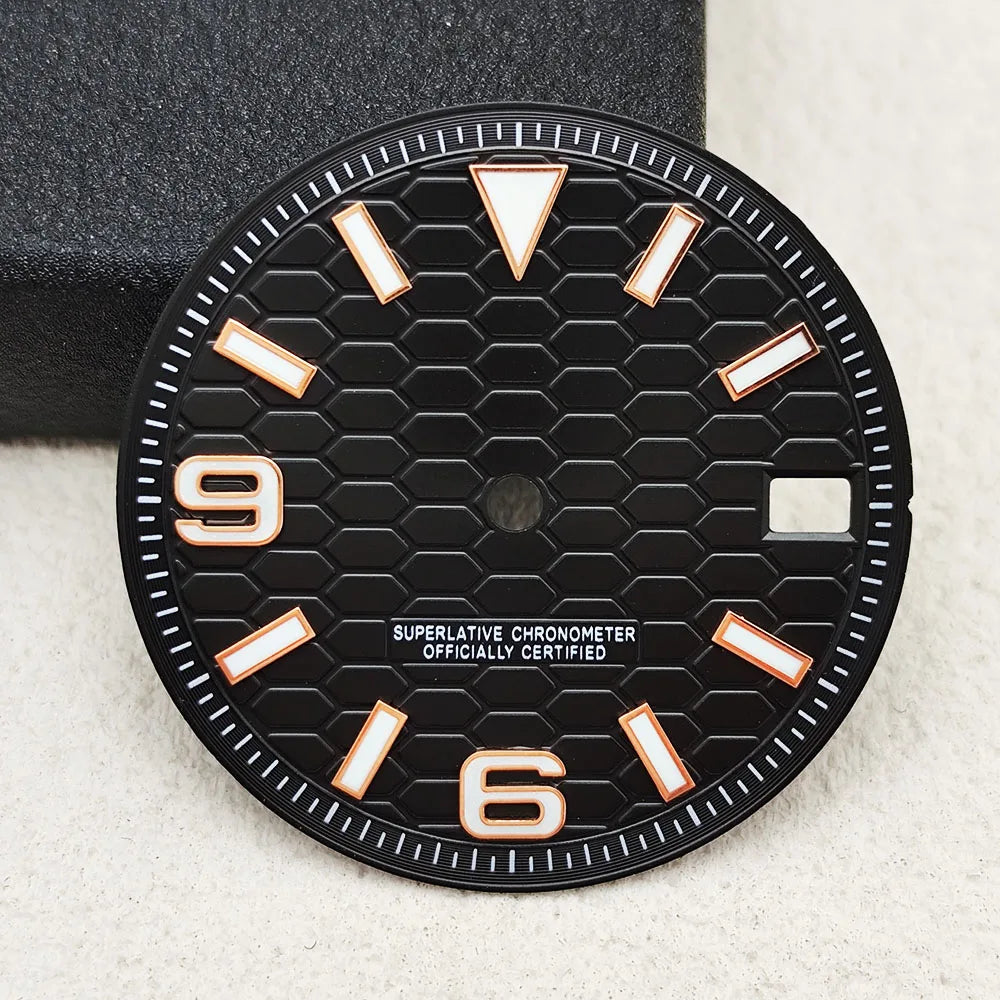 Dial 28.5mm patron Hexagonal para NH35