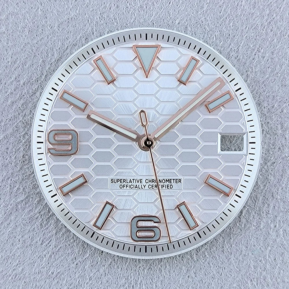 NH35 dial 28.5mm patrón hexagonal