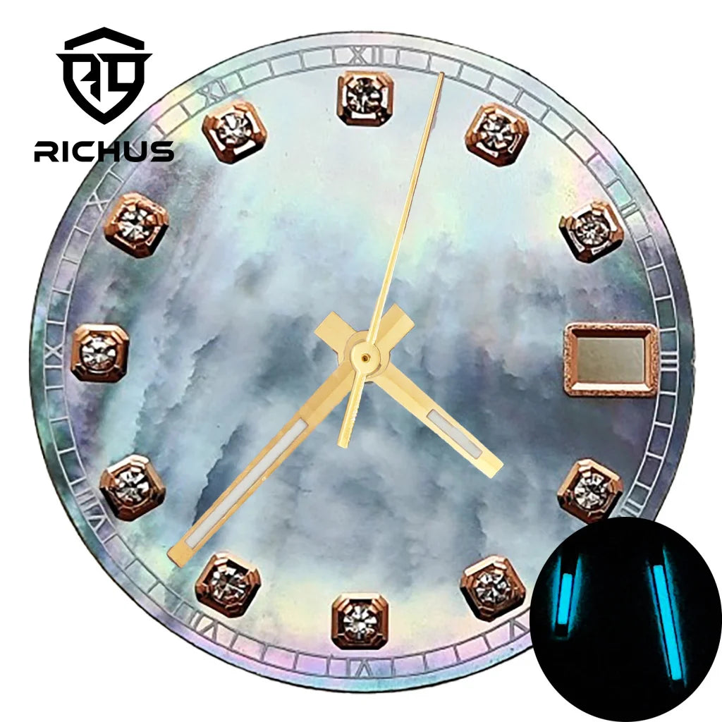 Dial 28.5mm iridisciente para NH35