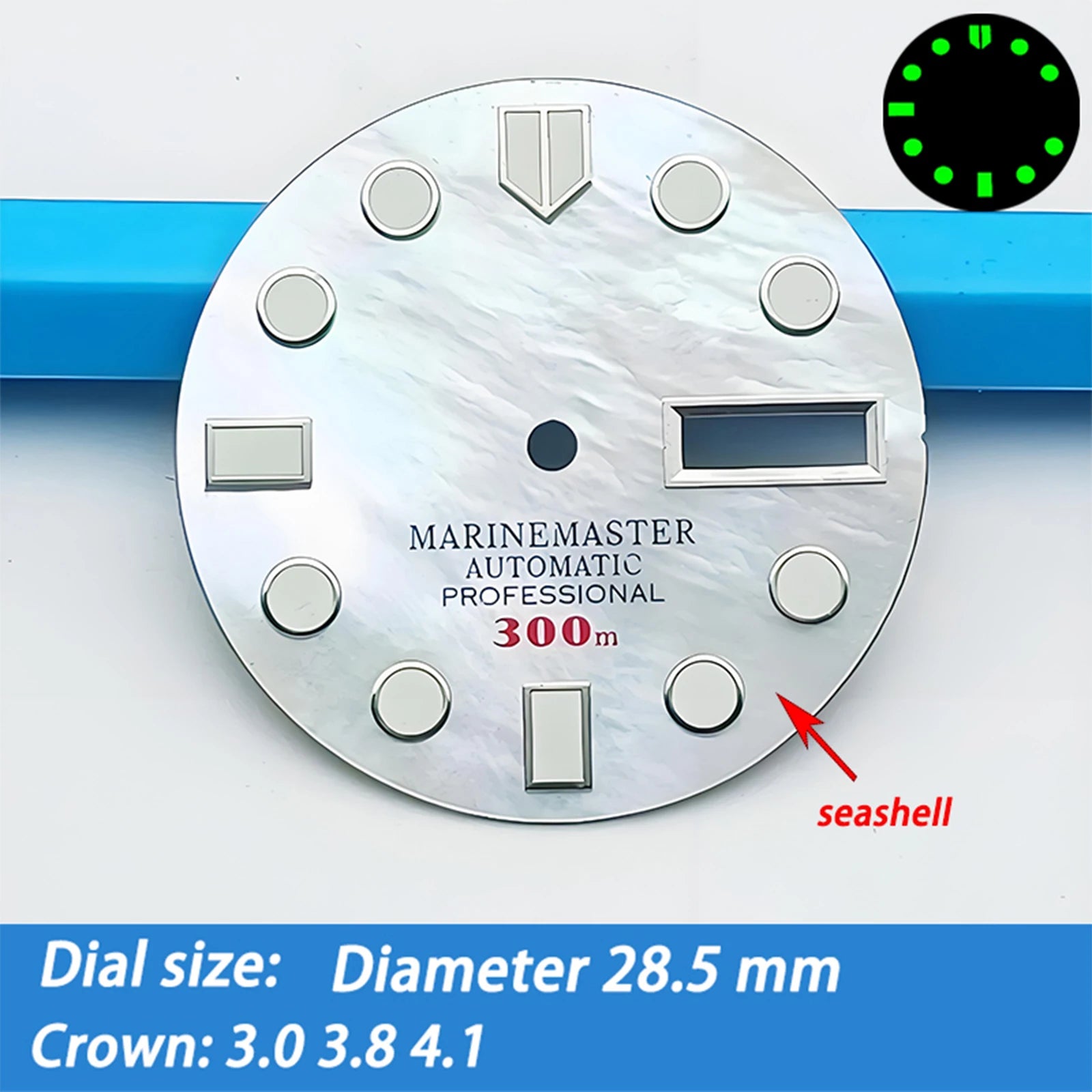 Dial 28.5 mm para NH36 Tortuga Simple