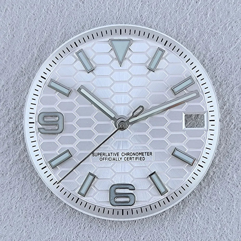 NH35 dial 28.5mm patrón hexagonal