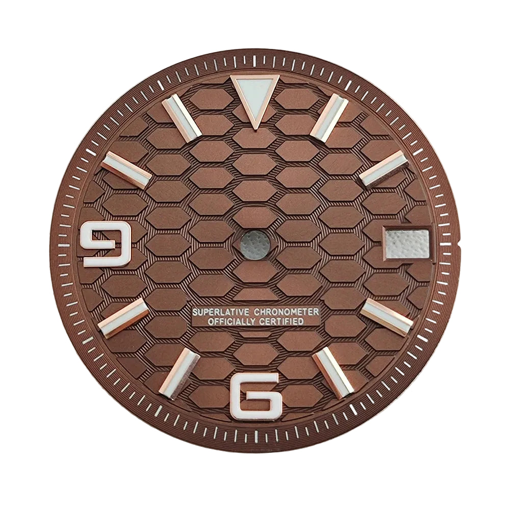 Dial 28.5mm patron Hexagonal para NH35